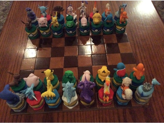 Pokemon Chess Set Colour 4