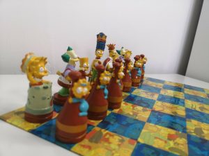 Simpsons Chess Set 1988