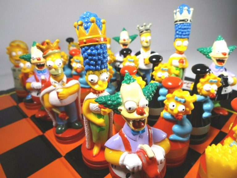 The Simpsons Chess Board