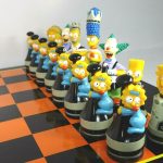 The Simpsons Chess Set Black Pieces