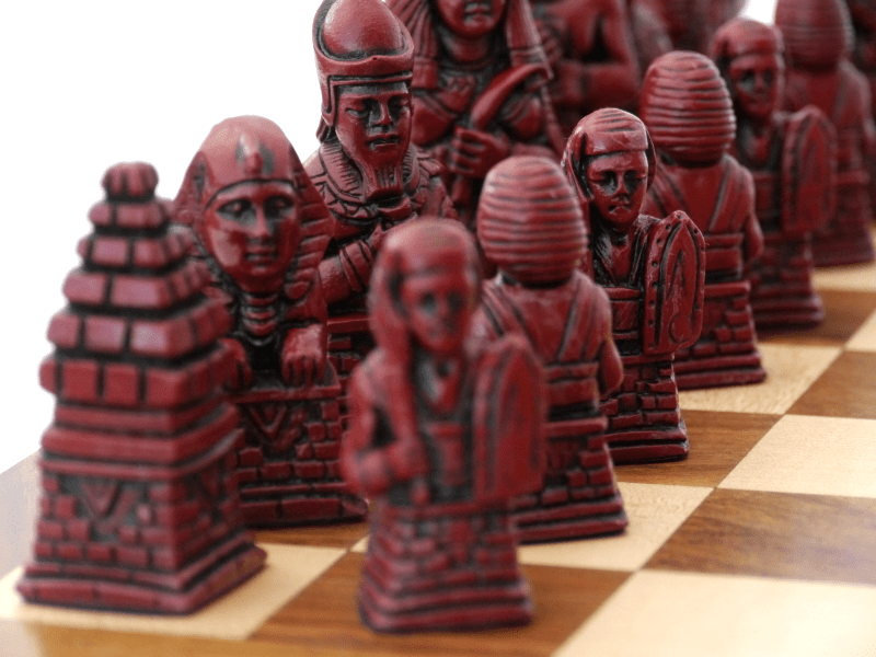 Vintage Egyptian Chess pieces