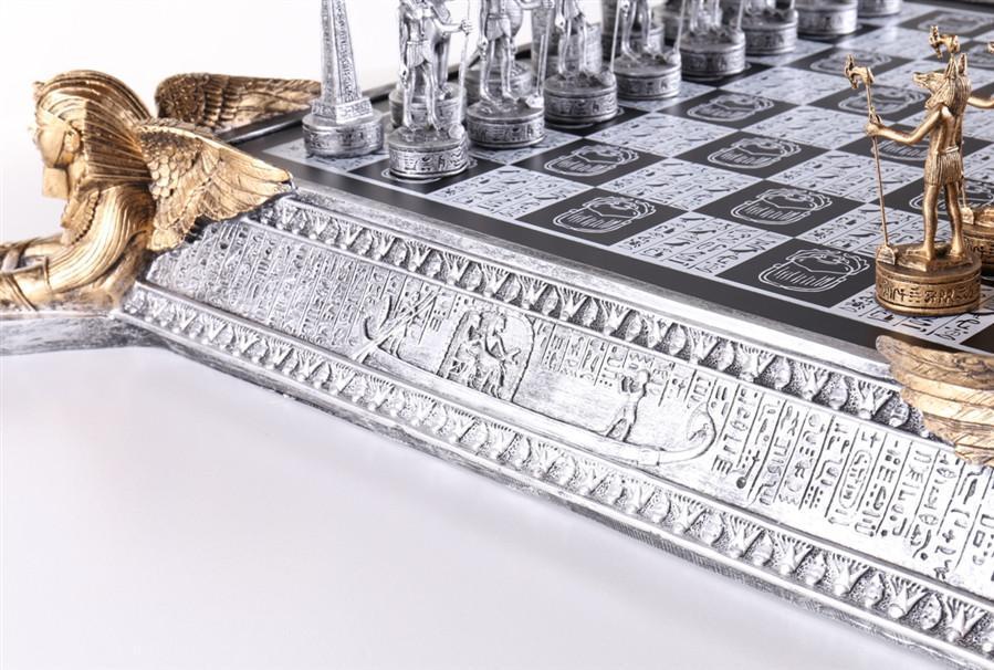 egyptian chess golden and silver