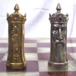 Gold and Silver Plated Chess Set