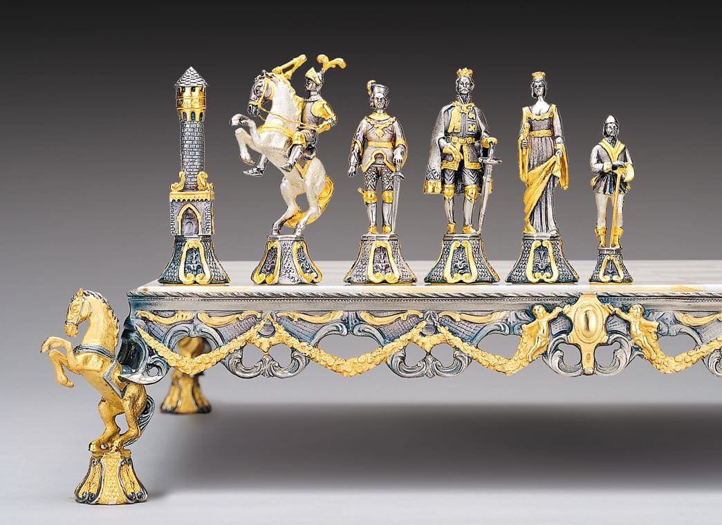 luxury renaissance chess pieces