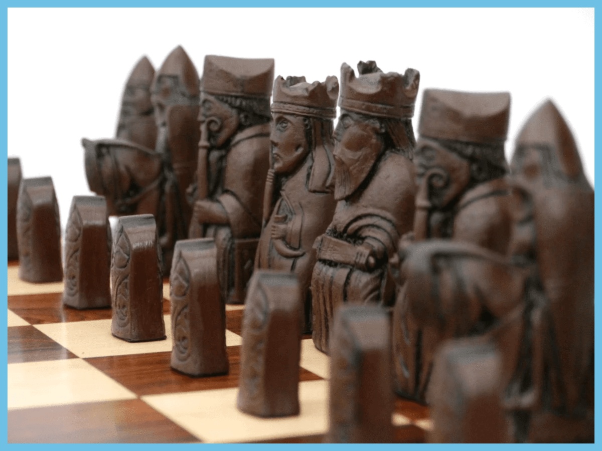 Isle of Lewis polystone chess pieces5