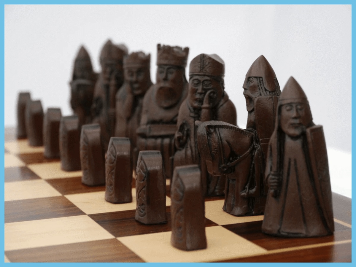 Isle of Lewis polystone chess set