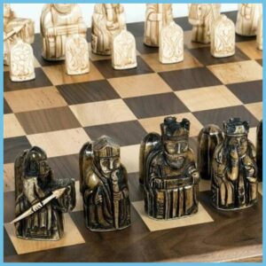 Lewis Chessman – Bone Norse Chess Set
