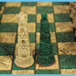 Aztecs Versus Spanish Conquistadors Chess Set