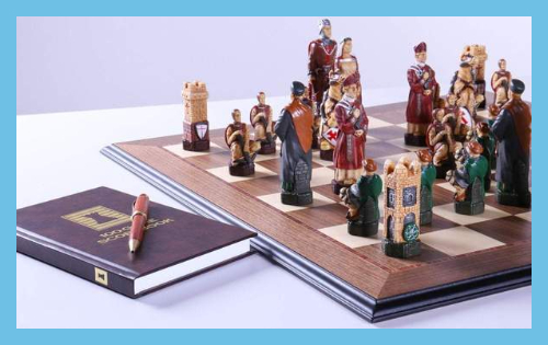 Franklin Mint Crusaders Chess Sets
