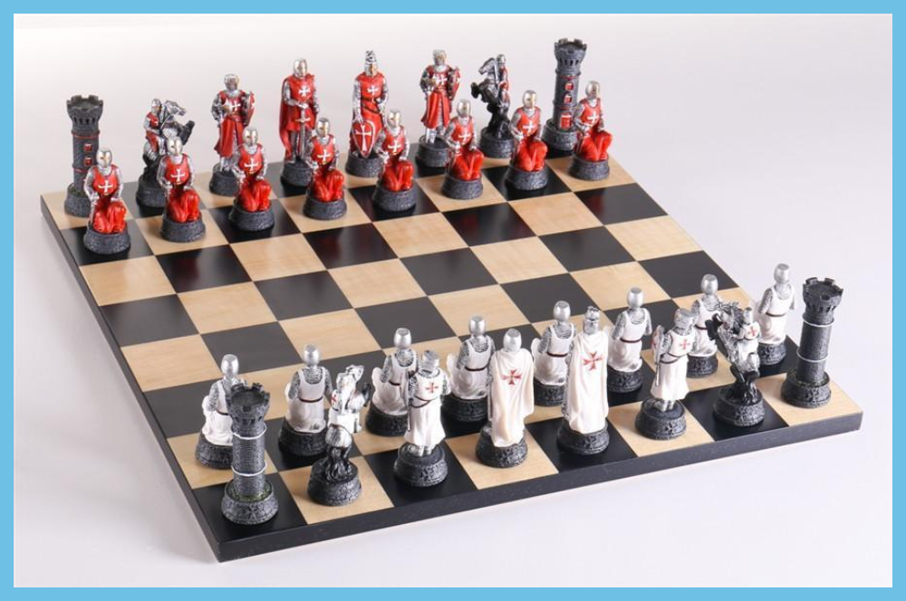 The Great Crusaders Chess Set