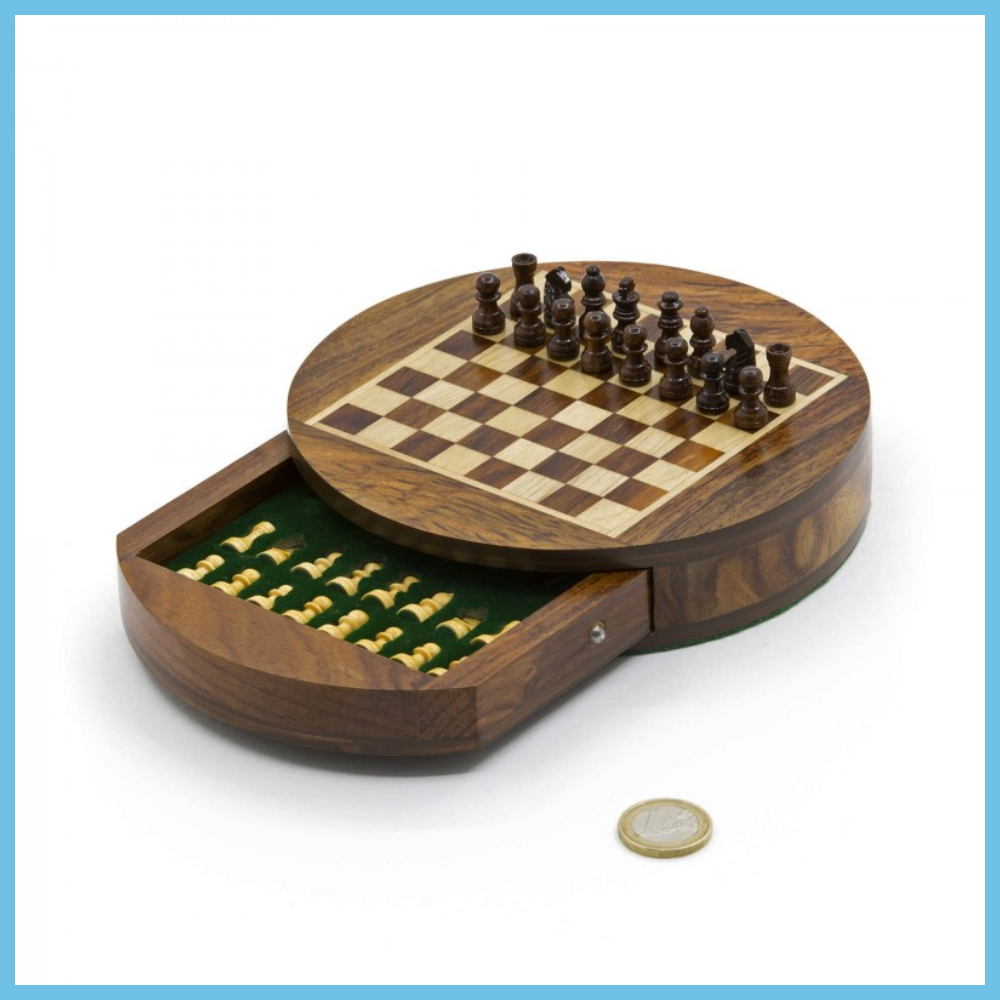 Round Magnetic Chess Set â€‹