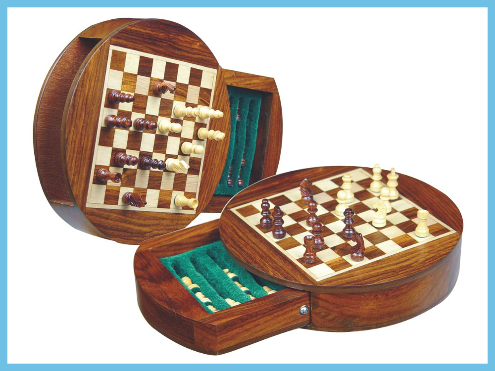 Round Magnetic Chess