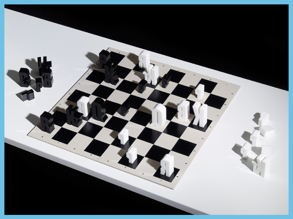 Typographic Modernist Chess
