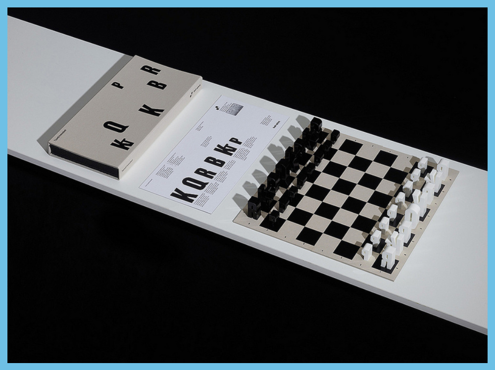 Typographic Modernist Chess