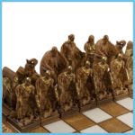 Alabaster Chess 3D Spartans Versus Persians