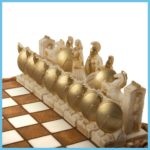 Alabaster Chess 3D Spartans Versus Persians
