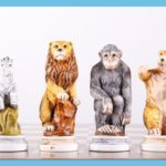 Animal Kingdom Chess Pieces From Italy