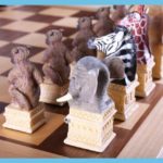 Animals Of The Savanna Chess Set