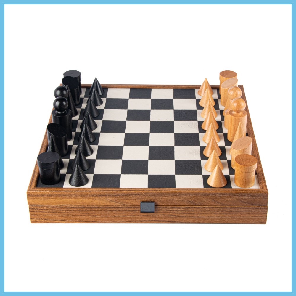 Bauhaus Style Chess Set