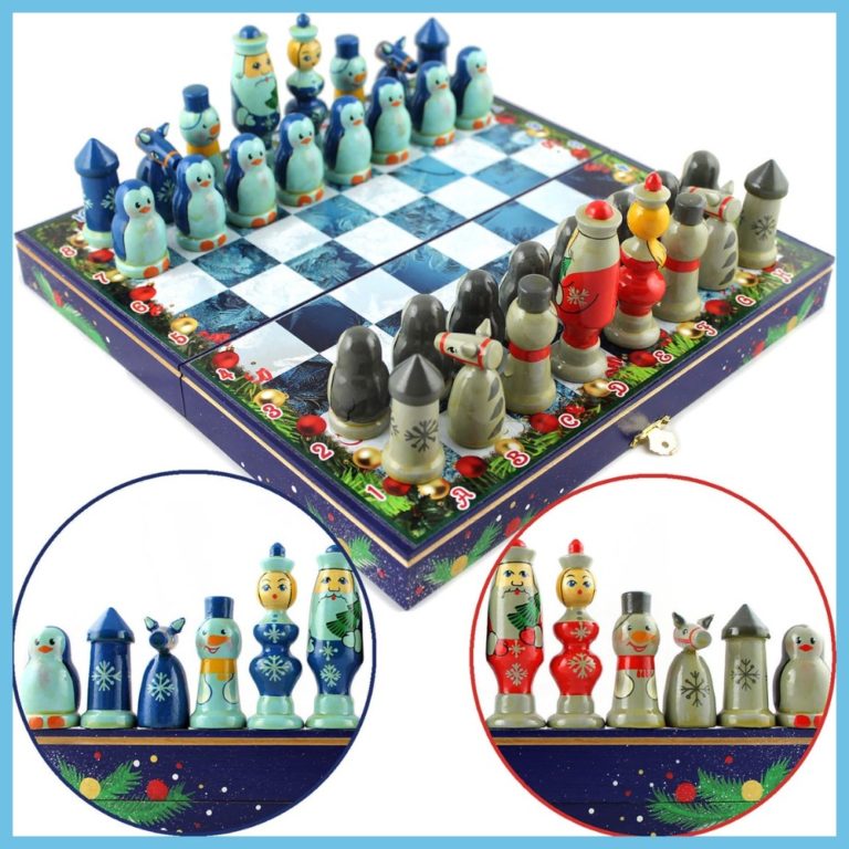 Christmas Chess Set For Kids