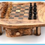 Olive Handcrafted Chess Table