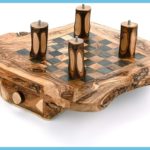 Olive Handcrafted Chess Table