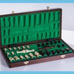 16 Olympic Wooden Chess Set