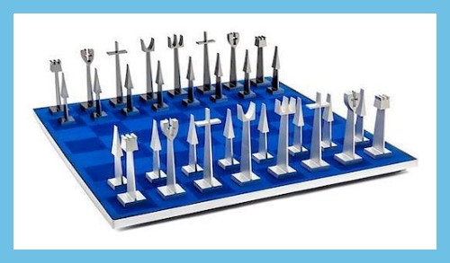 Austin Cox Aluminum Chess Set