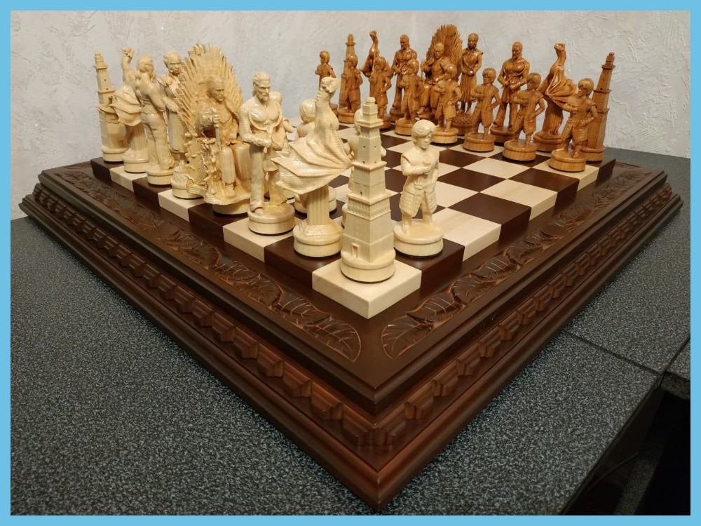 USAOPOLU Game of Thrones Chess Set