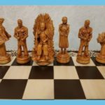 Handmade Wood Game Of Thrones Chess Set