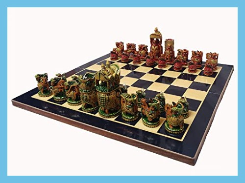 Indian Maharaja Chess Set
