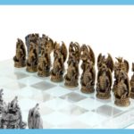 Kingdom Of The Dragon Glass Chess Set