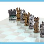 Kingdom Of The Dragon Glass Chess Set
