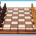 Large Olympics Sweet Cherry Wooden Chess Set