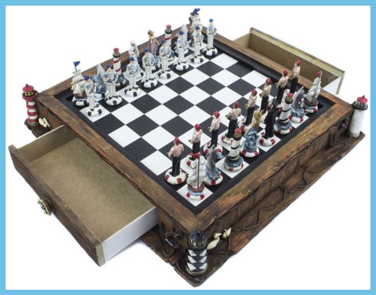 Luxury Nautical Chess Set