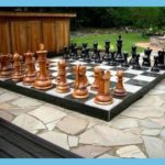 Megachess 24 Inch Teak Giant Chess Set
