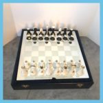Mid Century Modern Mid-Mod Royal Dux Bohemia Ceramic Chess Set