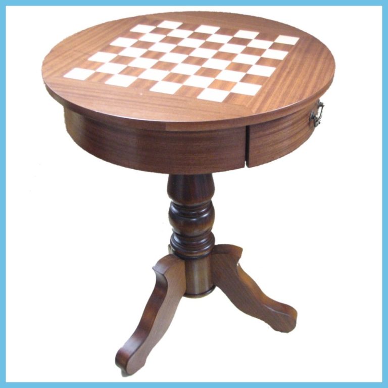 Polish Luxury Round Chess Table