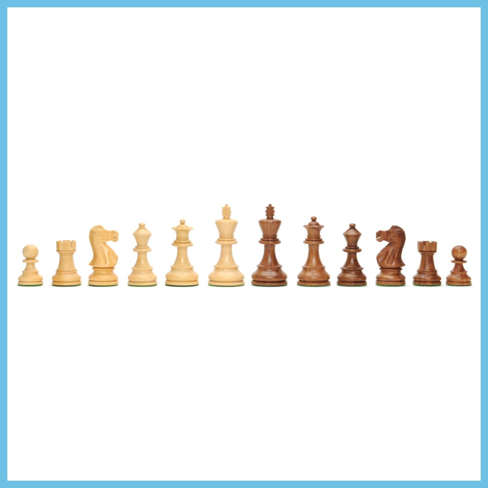 Cherry Wood Pedestal Luxury Chess Table Pieces 1
