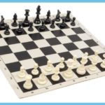 Standard Club Plastic Chess Set Black &Amp; Ivory Pieces