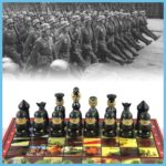 Ww2 Themed Chess Set Russian Soviet Versus Germany