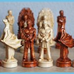 Wood Carving Games Of Thrones Chess Set