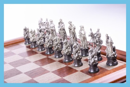 Danbury mint chess set