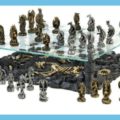 Mystical Creations Dragon Chess Set