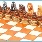 African Animal Chess Pieces 1