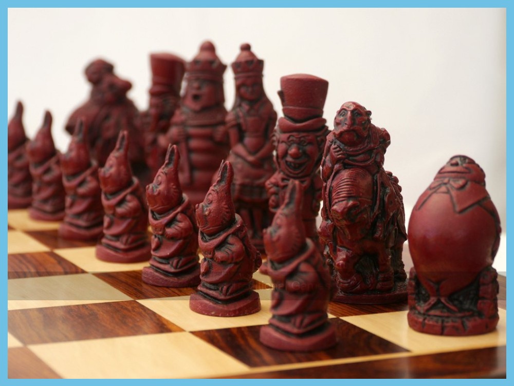 Lewis Carroll LATEX CHESS MOULDSMolds set of 11