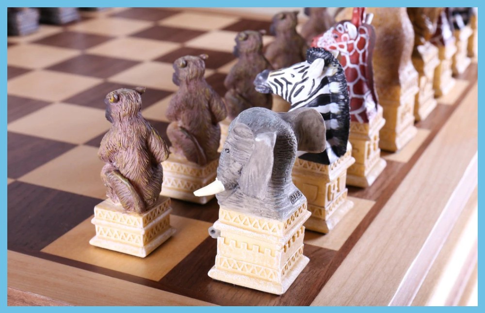 Animals of the Savanna Chess Pieces 2