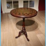 Antique Round Chess Table 1