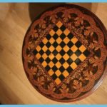 Antique Round Chess Table 3
