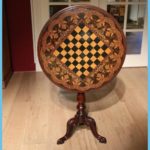 Antique Round Chess Table 2